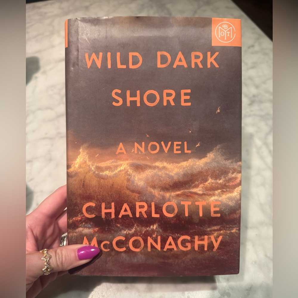 Wild Dark Shore by Charlotte McConaghy - Orange & Brown Cover